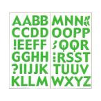 ARTE アルテ  フォームアルファベットステッカー　CFS-04 グリーン　シートサイズ(H293×W156mm) 1セット入