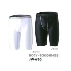 OTAFUKU GLOVE おたふく手袋 JW-630  BODY-TOUGHNESS 冷感　パワーストレッチ ハーフパンツ(ブラック)【LL】