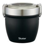 SKATER スケーター 弁当箱 保温 抗菌 800ml 丼 真空ステンレス SKATER 保温弁当箱 ブラック