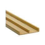 HIKARI 光 簡易内窓用フレーム&レール 下レール木目5×30.5×915mm PTL4013