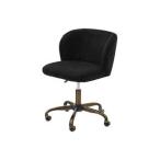 東谷 あづまや OAチェア ロール 肘なし ブラック ROL-300BK おしゃれ デスクチェア ミーティングチェア ボールキャスター