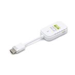 Princeton プリンストン ワイヤレスHDMI AirPlay/Miracast 受信機能対応 受信機 (親機) 単品 ホワイト SC-POCKETPLUS-RX