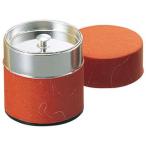 YAMACO ヤマコー  ブリキ　茶筒（ぽっかん）Ｓ　１００ｇ入　レッド（８１３２８）