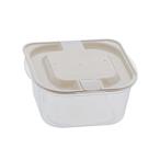 ベストコ  ベストコ 抗菌 抗ウイルス 電子レンジ 保存 容器 蒸気弁付き 洗いやすい MA-3213 ワームグレー 700ml