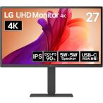 LG Electronics Japan 4K対応 27型ワイド液晶ディスプレイ(IPS/アンチグレア/TypeC(PD90W)/スピーカー/3年保証) 27U730A-B