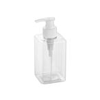 ECHO エコー金属 ＰＥＴポンプボトル300ml 角型(クリア)