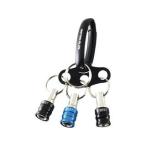 BEST TOOL/ベストツール 3pcs.ビットホルダー オーバルカラビナ・3つ穴プレート付 青 BTH-3BBL