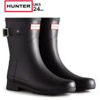 HUNTER ハンター 【レディース】オリジナル リファインド ショート レイン ブーツ 【ブラック】【UK5/24cm】 WFS2200RMA