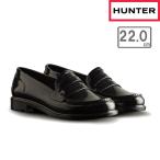 HUNTER Hunter [ женский ]li штраф do блеск pe колено Loafer [ черный ][UK3/22cm] WFF1095RGL
