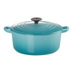 ショッピングル・クルーゼ LE CREUSET ル・クルーゼ ル・クルーゼ ココット・ロンド 2501 24cm カリビアンブルー