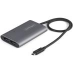 StarTech.com TB32DP14 Thunderbolt 3-DisplayPort 1.4変換アダプター/2ポート/デュアル4K60Hz シングル 8K30Hz
