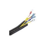 Panduit パンドウイットコーポレーション コルゲートチューブ 耐熱性ナイロン6 スリット付き 黒 CLT100N-C630