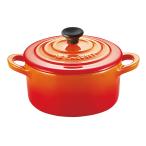 ショッピングルクルーゼ LE CREUSET ル・クルーゼ ル・クルーゼ ミニ・ココット 910050-00 オレンジ