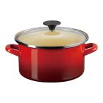 ショッピングル・クルーゼ LE CREUSET ル・クルーゼ ル・クルーゼ　ＥＯＳキャセロール　ＣＲ（ガラスフタ付）１８ｃｍ