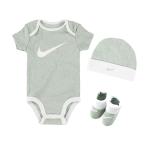 NIKE Nike [ baby ]sushu шляпа боди носки 3 позиций комплект [ серый ][74-80cm] MN0072
