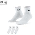 NIKE ナイキ 【ユニセックス】3P エブリデイ クッション クウォーター ソックス【21-23cm】SX7667
