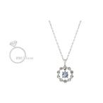 me.luxe／エムイーリュークス  Swarovski. ブルートパーズネックレス