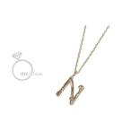 me.luxe／エムイーリュークス  95-0776 イニシャルネックレス　【N】