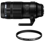 OM SYSTEM オーエムシステム M.ZUIKO DIGITAL ED 100-400mm F5.0-6.3 ISII ズームレンズ+レンズフィルターセット