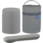 ZOJIRUSHI 象印 SW-LA40-HM スープジャー【400mL】+SW-PC01-HM ポーチSサイズ+FC-AA01-HM カトラリー(スプーン・ハシ)