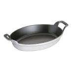 staub ストウブ オーバル スタッカブルディッシュ 24cm グレー 40509-562