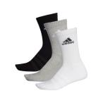 アディダス adidas  パフォーマンス３Ｐクルーソックス S (MGヘザー/MGヘザー/BLK) FXI66 DZ9355