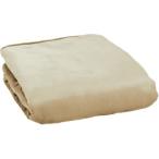 KODEN/広電  CCBR805CD 電気毛布 掛敷タイプ ダニよけ 室温センサー フランネル ベージュ、無地 約188×130ｃｍ