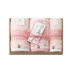 　 ★★★今治謹製　さくら紋織　桜染め　フェイス・ウォッシュタオルセット（木箱入）   ＳＭ２２４０