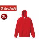 United Athle/ユナイテッドアスレ  10.0オンス スウェットプルオーバーパーカ（パイル） 【XL】 （レッド）