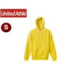 United Athle/ユナイテッドアスレ  10.0オンス スウェットプルオーバーパーカ（パイル） 【S】 （ブレージングイエロー）