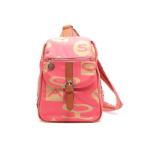 SAVOY サボイ  2WAYバッグ　ボディバッグ＆リュック　ピンクブラウン  　SM 19230408