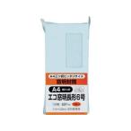 KING/キングコーポレーション  長6 窓明封筒テープのり付きソフトブルー100枚 N6SGM80BQ