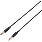 ELECOM エレコム AUXケーブル/φ3.5オス-φ3.5オス/スリム/1.0m/ブラック AX-35M10BK