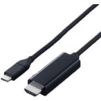 ELECOM Elecom изображение изменение кабель /USB Type-C-HDMI/ зеркало кольцо соответствует /60Hz/ мягкость /1.0m/ черный MPA-CHDMIY10BK3