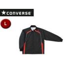 コンバース CONVERSE  CB162501S-1964 ウォームアップジャケット（裾ボックス仕様） 【L】 （ブラック×レッド）
