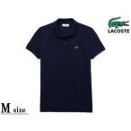 ラコステ LACOSTE  【レディース】 コットン100% ピケ ポロシャツ 半袖 PF7839M 【Mサイズ】 【ネイビーブルー】