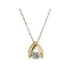 Jewelry Collection  Ｋ１８　ＹＧ　ダンシング　ダイヤネックレス　０．１ｃｔ　DN13723BY