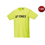 YONEX/ヨネックス  ドライＴシャツ J120サイズ ジュニア (シャインイエロー) 16501J-402