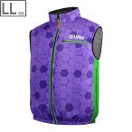 G.B.Z ジービーゼット A.T.FIELD COVELL空調冷風服ベスト エヴァンゲリオンコラボモデル【LL】【パープル(初号機)】