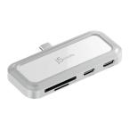 j5 create JCH167W прямой установка USB-C to C/PD/microSD/SD 4in1 мульти- адаптор 
