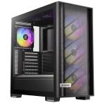 OkinosokinosATX соответствует middle tower PC кейс ARGB вентилятор 4 шт стандарт установка черный 612 C ARGB