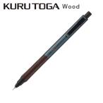 uni/三菱鉛筆 KURUTOGA wood クルトガ ウッド シャープペン 0.5mm スチールグレー M5KW1P.23