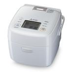ショッピングIH MITSUBISHI 三菱 NJ-SE06F-W(月白)　IH炊飯器 備長炭コート炭炊釜【0.5〜3.5合炊き】