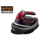 TOSHIBA 東芝 【梱包B級品】TA-FLW800(R) コードレススチームアイロン (グランレッド)