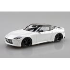 AOSHIMA アオシマ 楽プラ スナップキット No.17CU-PW ニッサン RZ34 フェアレディZ カスタムホイール(プリズムホワイト)