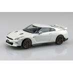 AOSHIMA アオシマ 楽プラ No.03CU-BW ニッサン R35 NISSAN GT-R 2024 カスタムホイール ブリリアントホワイトパール