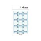 A・one/エーワン 04006 セルフインデックス 中 青 12面