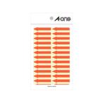 A*one/ A-one 08065 особый этикетка стрела печать 26 поверхность флуоресценция красный 