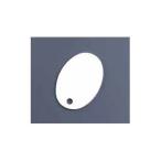 ショッピングかき氷機 オオイ金属 アルマイト　ネームプレート　小判型／３７８−Ａ　（１００枚入）