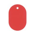 J.G.C./日本緑十字社 小判札(無地札) 赤 60×40mm スチロール樹脂 200024